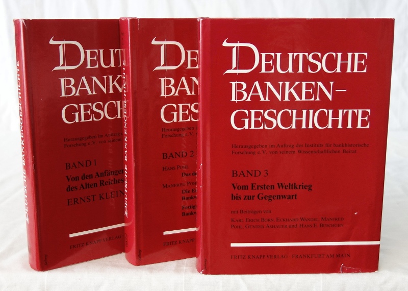 DEUTSCHE BANKENGESCHICHTE. 3 Bde. Frankfurt/M. 1982-83