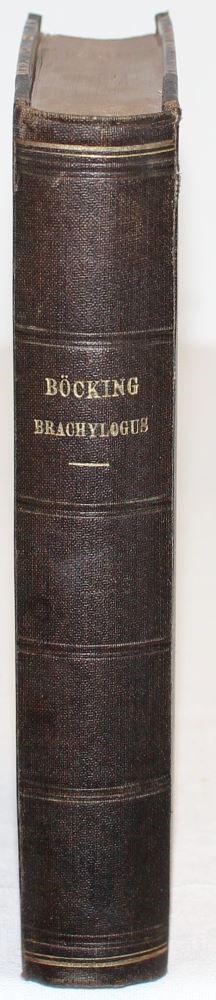 BÖCKING, Corpus Legum Brachylogus. Berlin 1829