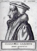 Porträt Johannes Calvins.