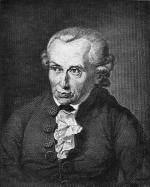 Porträtstich Immanuel Kants.