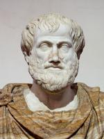 Porträtbüste des Aristoteles.