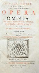 Noodt, Opera omnia. Köln 1732
