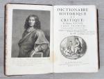 BAYLE, Dictionaire. 3.A. 3 Bde. Rotterdam 1715. Tb. u. Titelkupfer