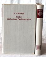 BEKKER, Pandektenrecht. 2 Bde. Weimar 1886-89. ND