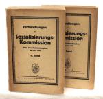 KOHLEBERGBAU, Sozialisierungskommission. 2 Bde. Berlin 1920