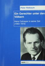 NIEBAUM, Hans Calmeyer in seiner Zeit. Ostfildern 2001