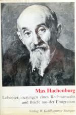 Hachenburg, Lebenserinnerungen. Stuttgart 1978