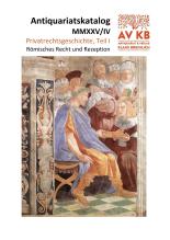 Privatrechtsgeschichte I