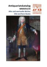 Alte und wertvolle Bücher - Old and Rare Books