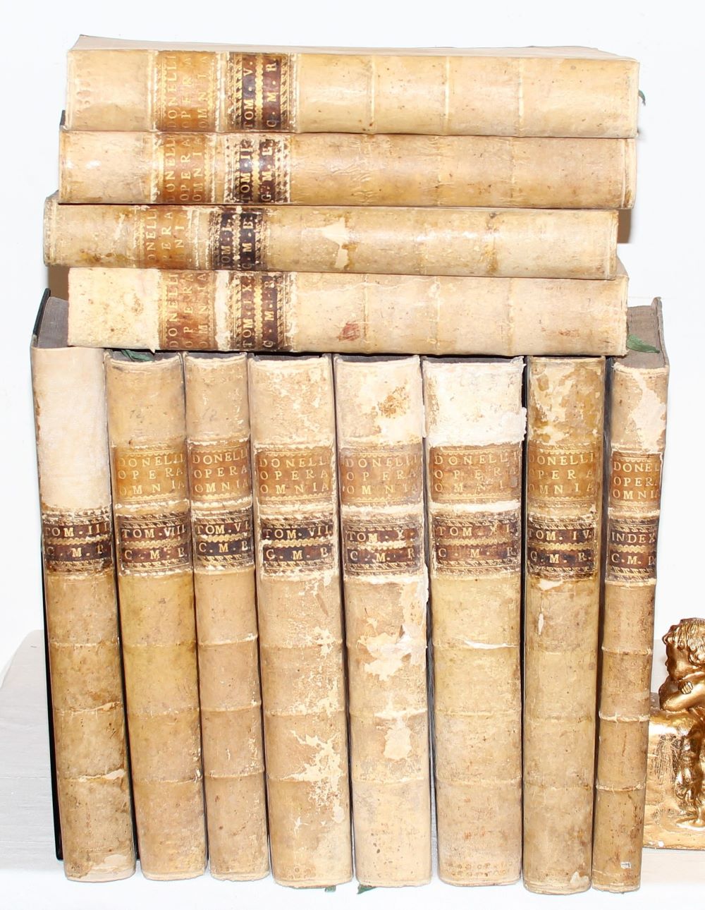 DONELLUS, Hugo, Opera omnia. 12 Bde. Lucca 1762-1770