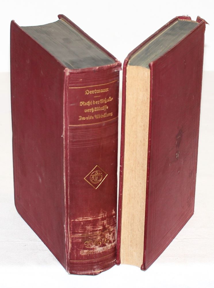 OERTMANN, Schuldverhältnisse. 5.A. 2 Bde. Berlin 1928-29