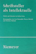 Hanuschek/Hörnigk/Malende, Schriftsteller als Intellektuelle