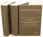 STOOB, Heinz (Hg.), Bibliographie Städteforschung. 3 Bde. Köln 1986-96