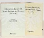 Hattenhauer, Allgemeines Landrecht 1794. 1.A. Frankfurt/M. 1970-73