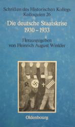 WINKLER, Die deutsche Staatskrise. München 1992