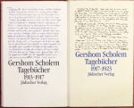 SCHOLEM, Tagebücher 1913-1923. 2 Bde. Frankfurt/M. 1995-2000