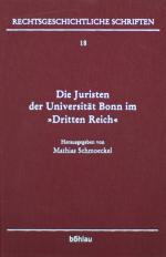 SCHMOECKEL, Universität Bonn im Dritten Reich. Köln 2004