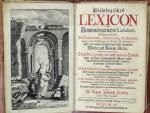 Janus, Philolog. Lexikon der Latinität. Leipzig 1730