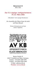 Zur 32. Leipziger Antiquariatsmesse